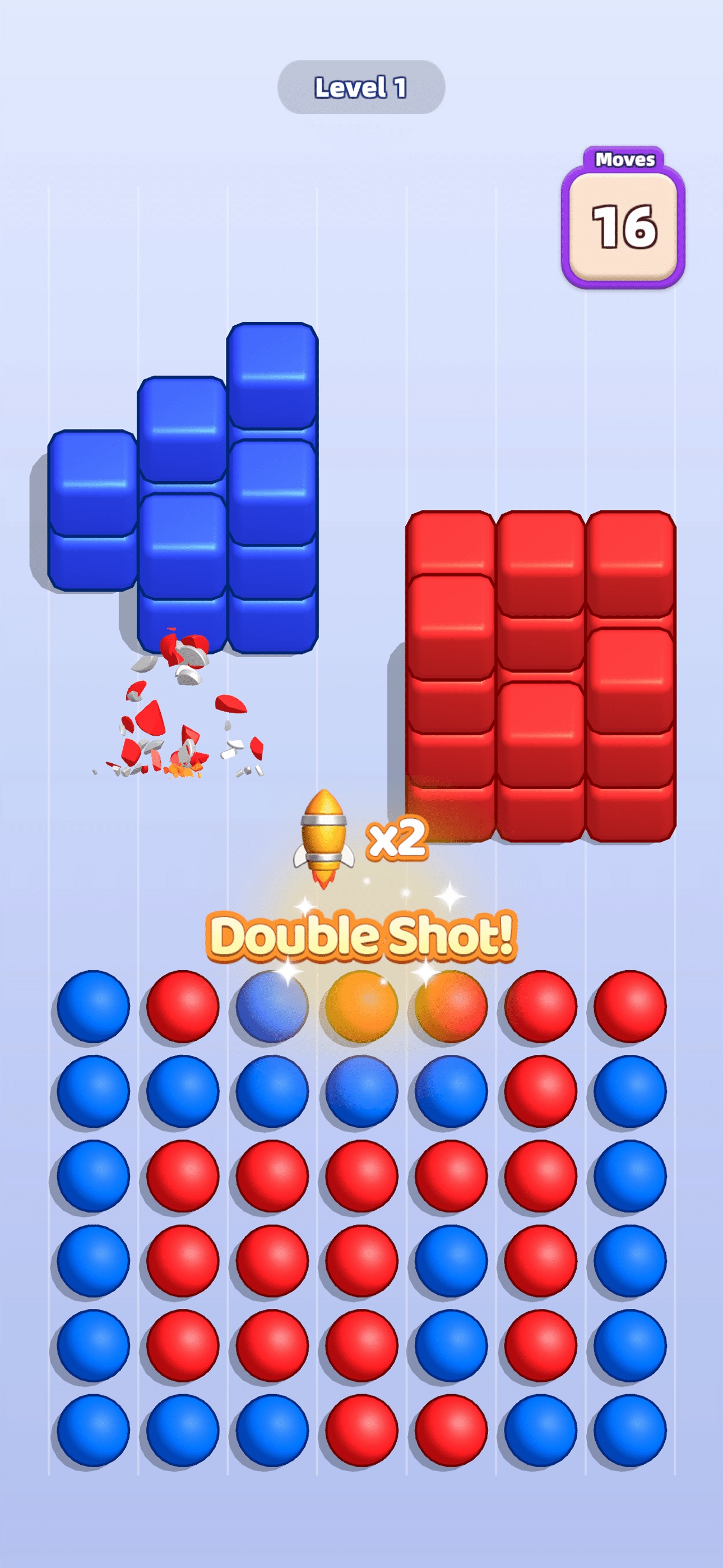 Screenshot 2 of Smash Away-Pixle Cannon Shot
