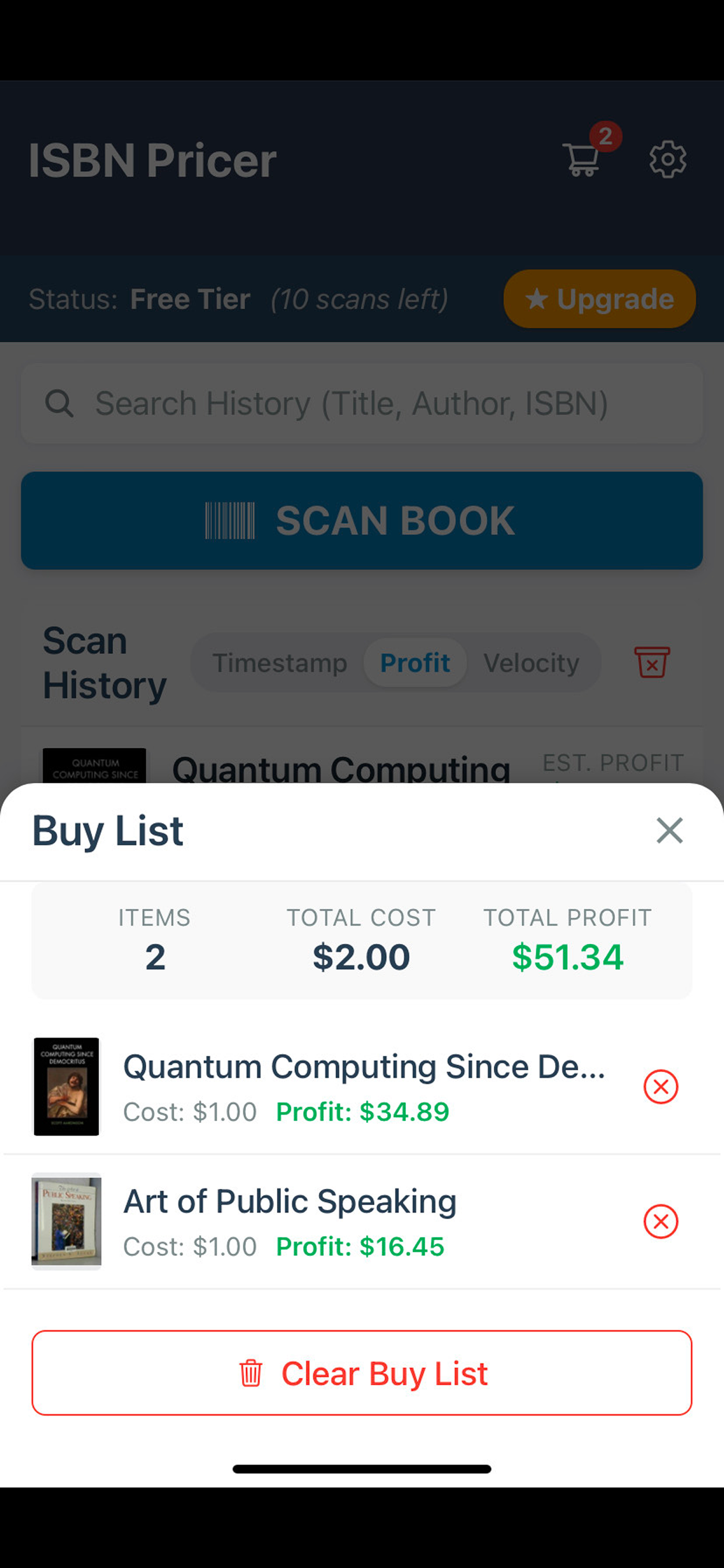 ISBNPricer screenshot 4
