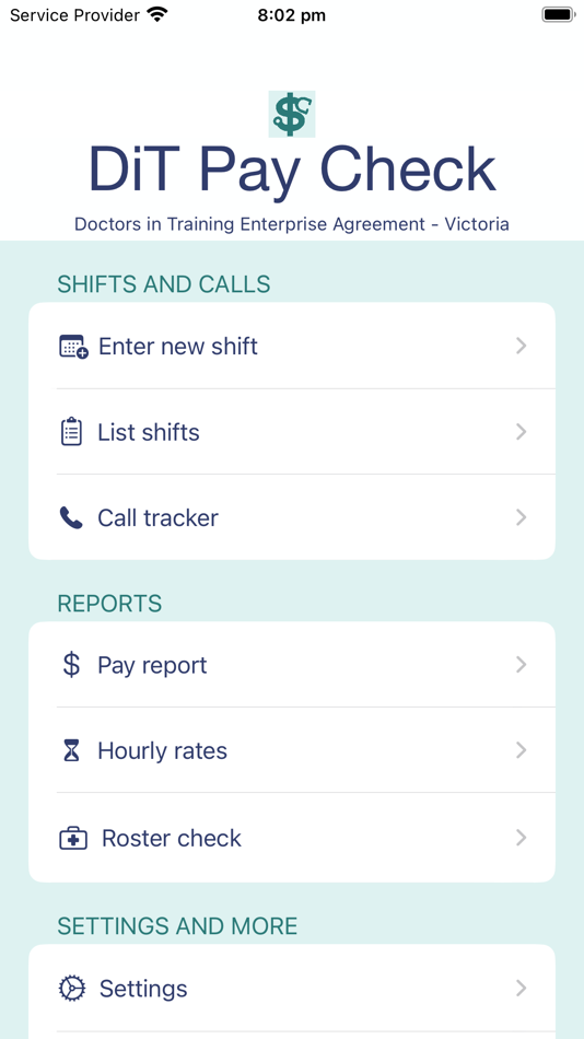 #1. DiT Pay Check (iOS) 由: Peter Hallett