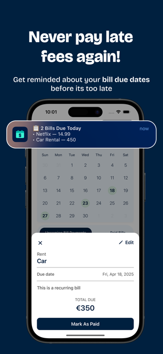 Bill Reminder - Billster Screenshot 1 of 5