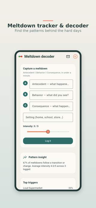 Nello: Autism Tracker Screenshot 2 of 5