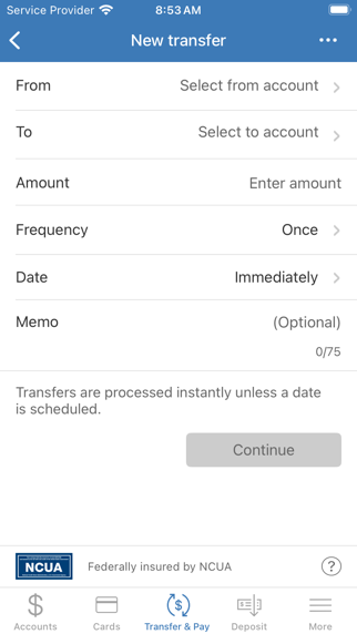 Affinity One FCU Screenshot