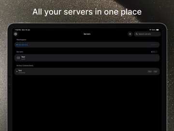 VVTerm: Native SSH Client iPad screenshot