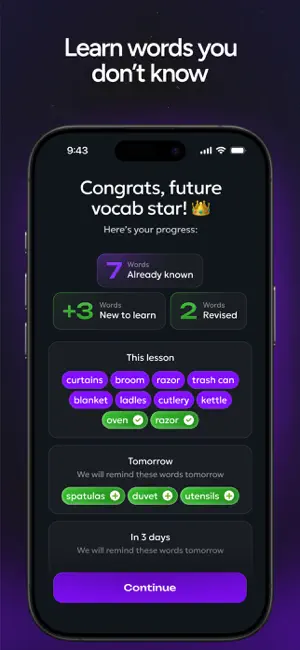 Swipery: learn new words daily screenshot 3