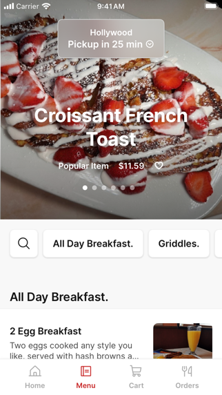 Moonlite Diner To Go iPhone screenshot 2 - Food & Drink app