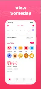Period Tracker: Cycle Calendar screenshot #3 for iPhone