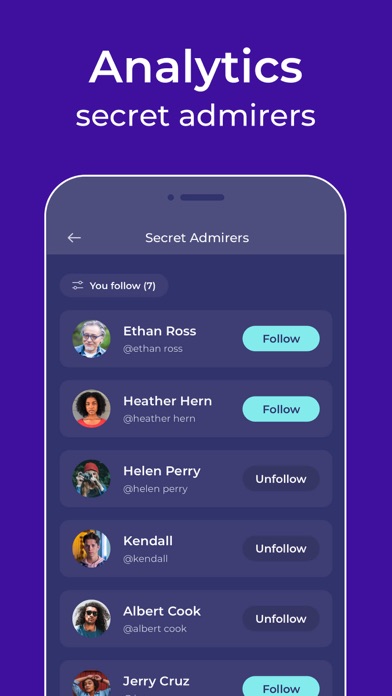 Unfollowers Reports+ Tracker Screenshot