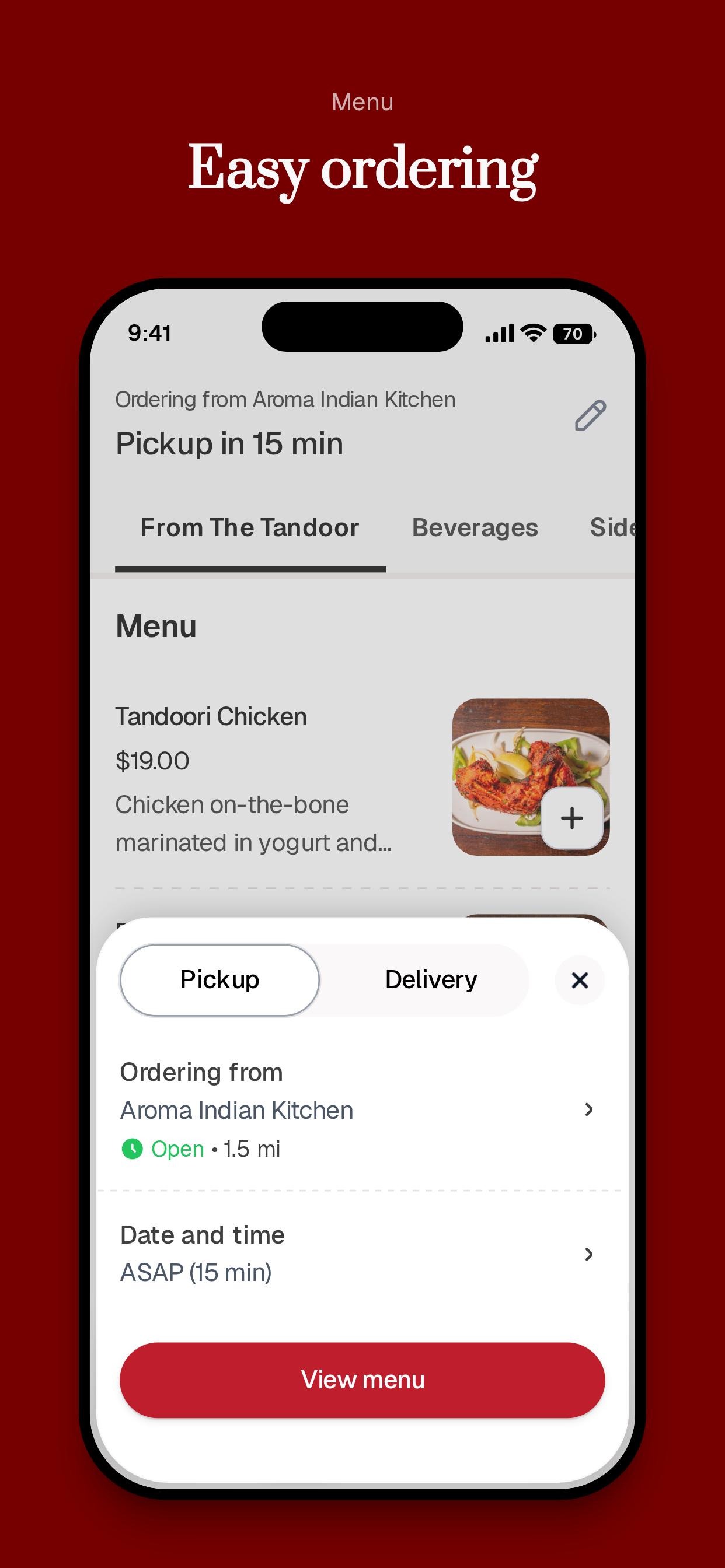 Aroma Indian Kitchen To Go screenshot 3