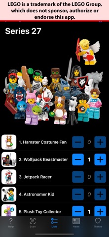 Minifig Scan screenshot