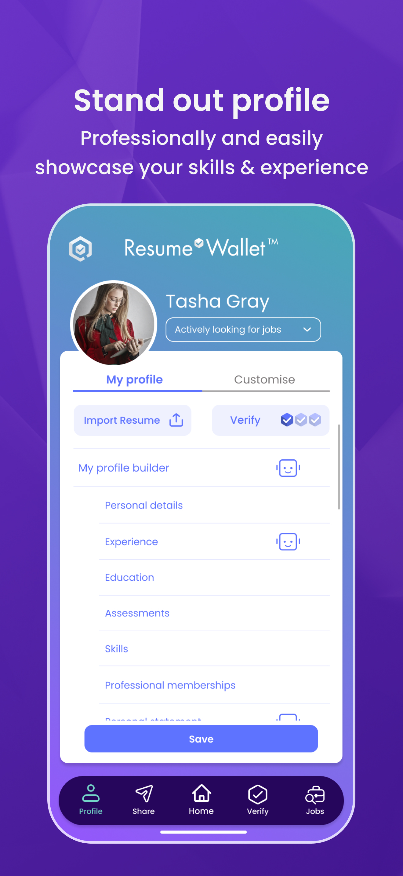 Resume Wallet