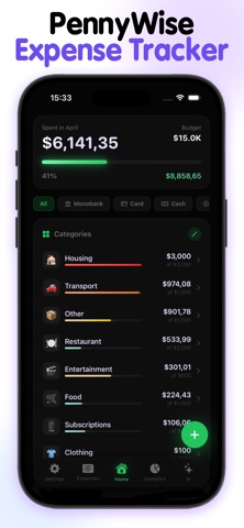 PennyWise - Expense Tracker Screenshot 1 of 7