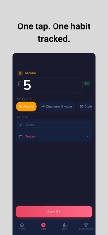 Kuply: Budget & Habit Tracker screenshot