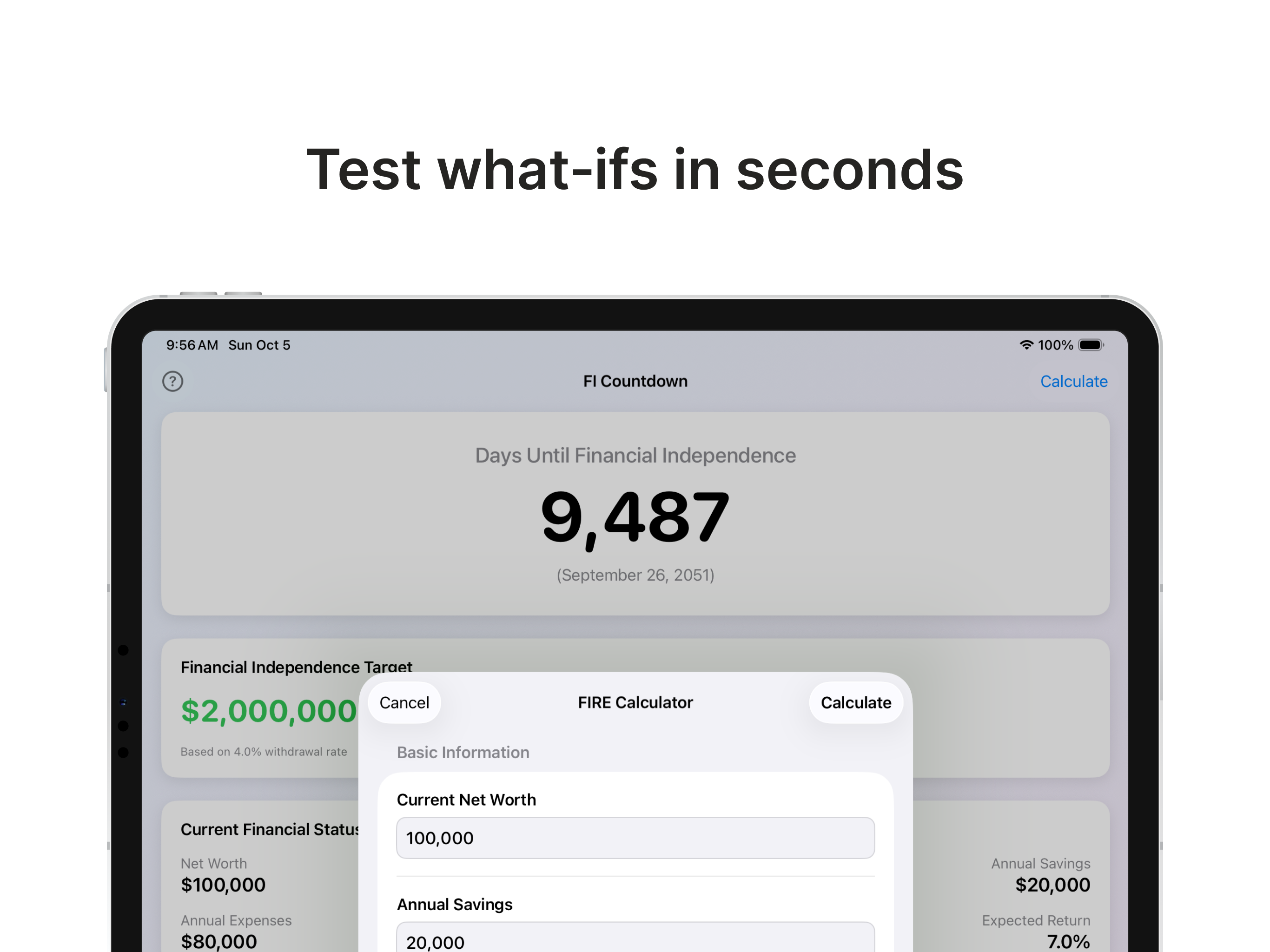 FI Countdown screenshot 6