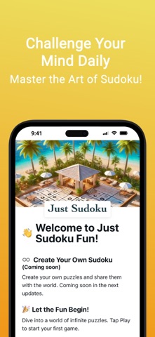Just Sudoku Puzzle Screenshot 1 of 4