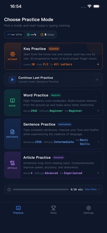 TypeFlow - Learn Typing Screenshot 5 of 9