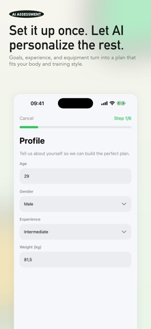 Neiro Fit: Workout Tracker iPhone screenshot