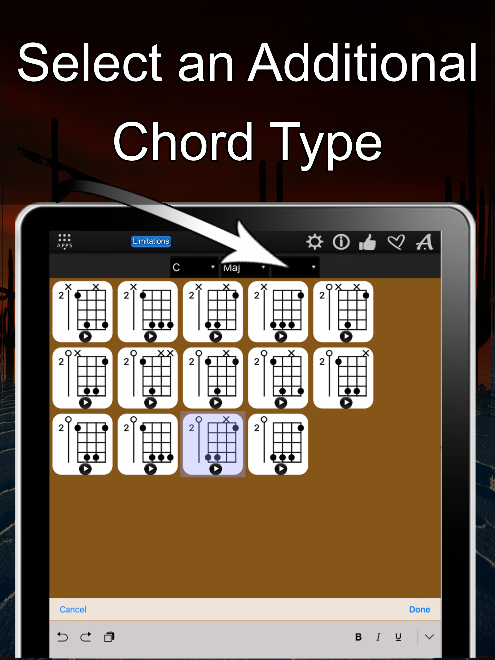 Banjo Chords Compass Lite