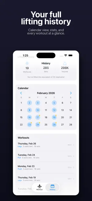 Rep Track - Workout Tracker screenshot 3