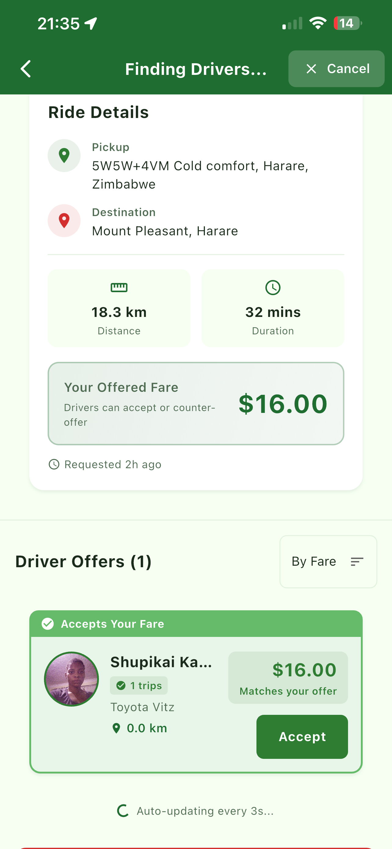 FairRide App