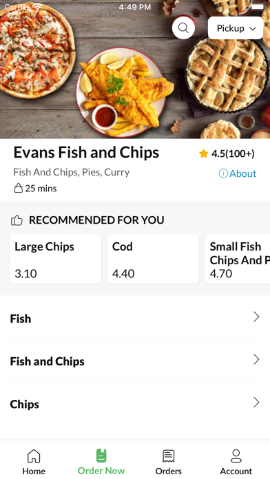 Evan's Fish & Chips Screenshot