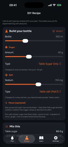 CarbTrail: Fuel & Hydration Screenshot 7 of 7