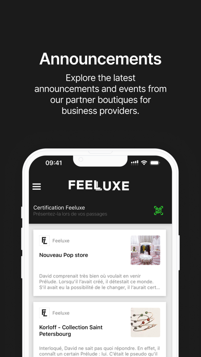 Screenshot 1 of Feeluxe App