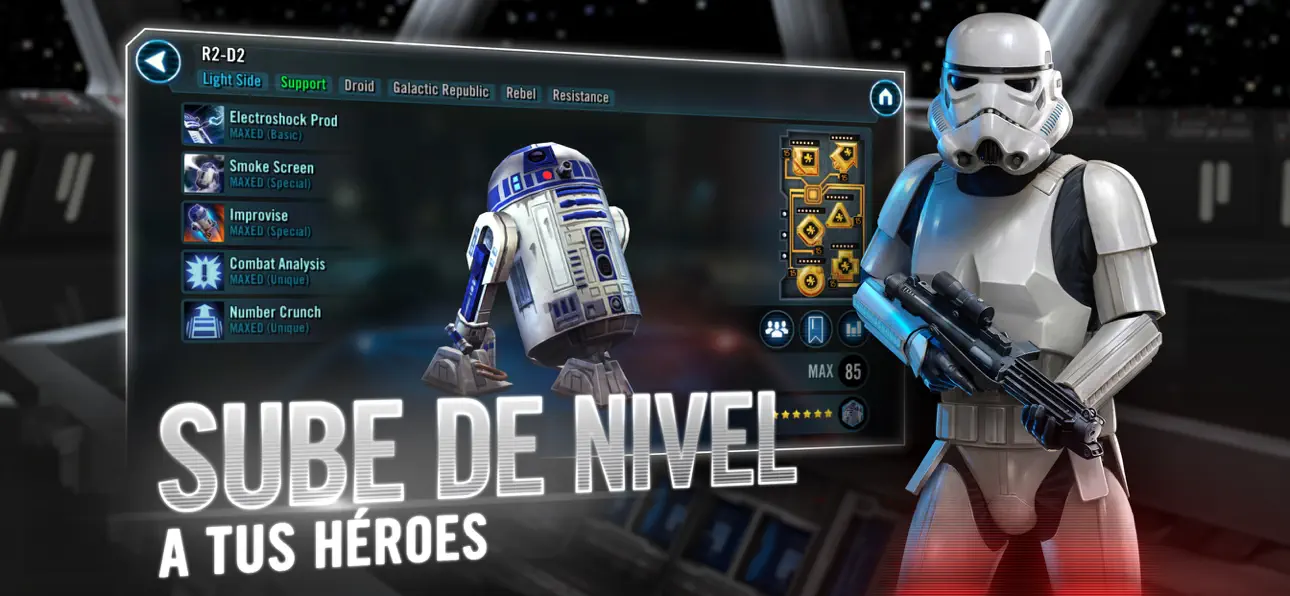 Star Wars™: Galaxy of Heroes iOS Mod IPA screenshot 2 - iOS game interface