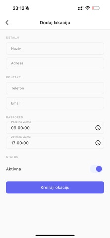 Evidentiraj screenshot