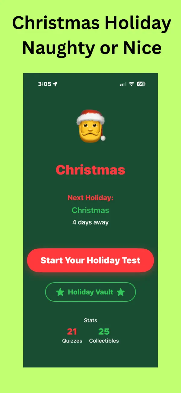 Screenshot #2 pour My Holiday Naughty or Nice