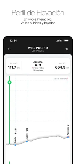 Captura de pantalla de Wise Pilgrim All Caminos en iPhone 6