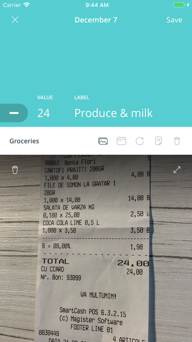 Dollarbird - Budget Calendar Screenshot