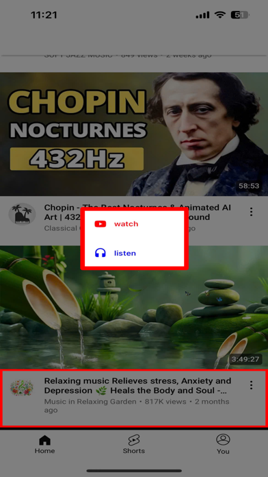 MusicTube - Listen to videos Screenshot
