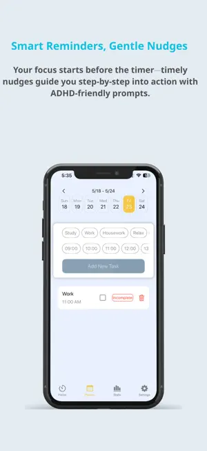 Focus Timer & Planner : Actify screenshot 2