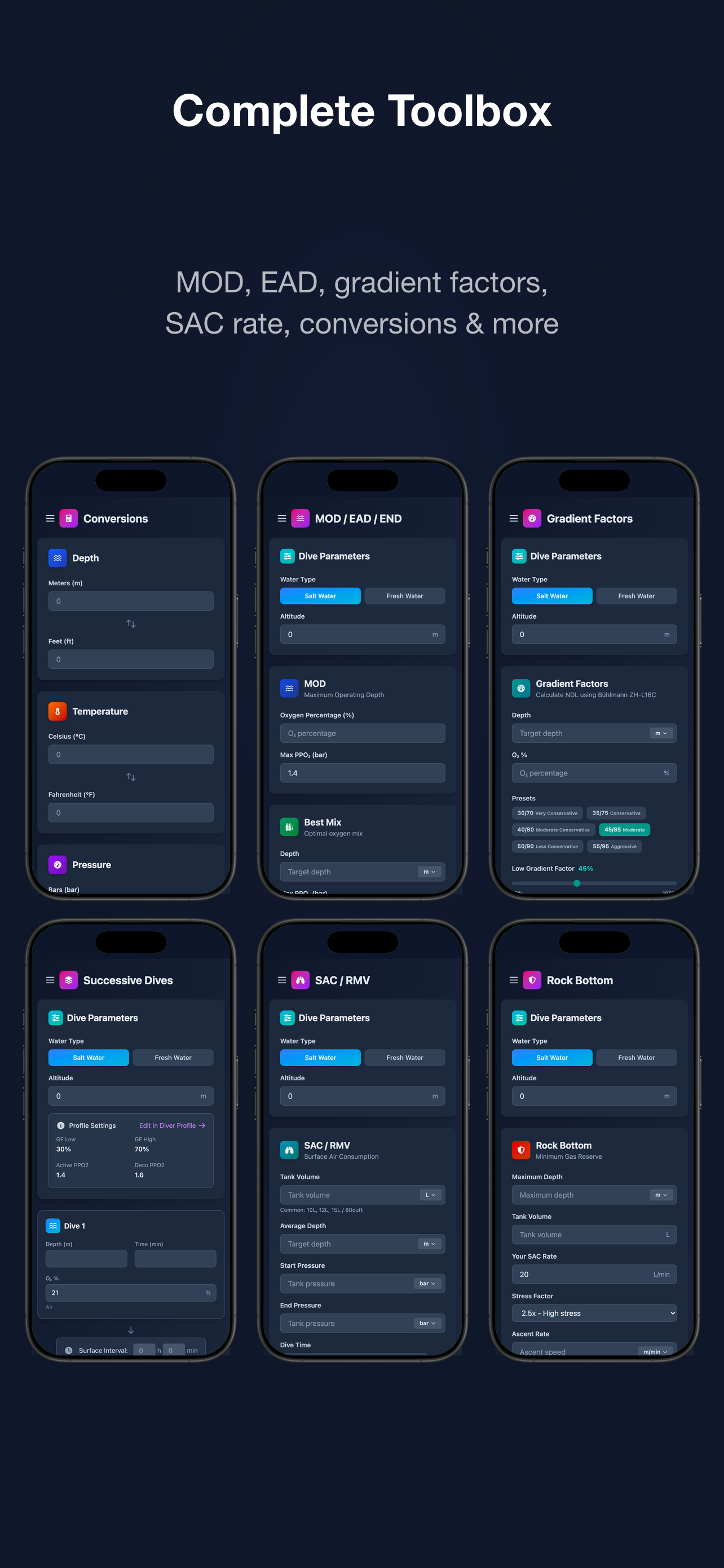 Dive Toolbox screenshot 7