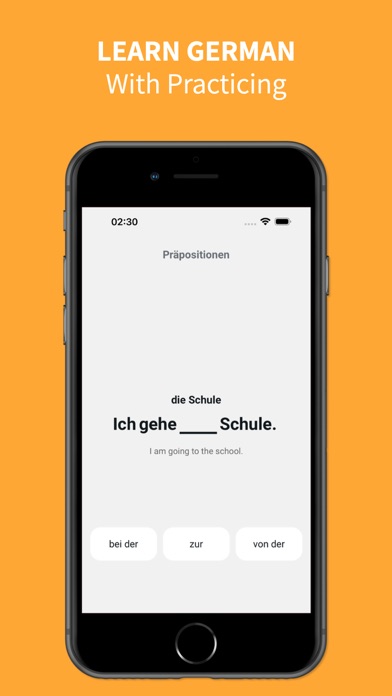 Learn German with Lingzy app screenshot