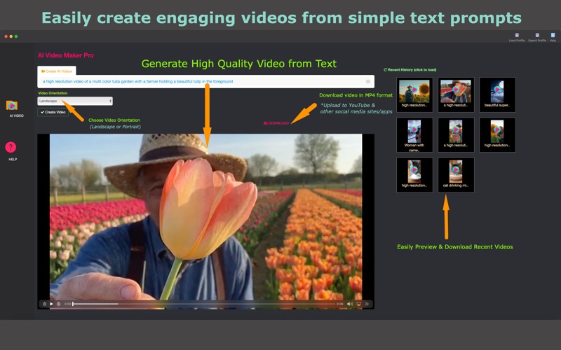 AI Video Maker Pro screenshot