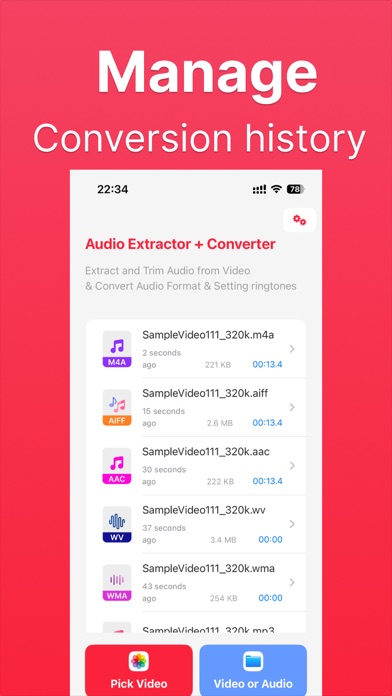 Audio Converter : Video to MP3 Screenshot