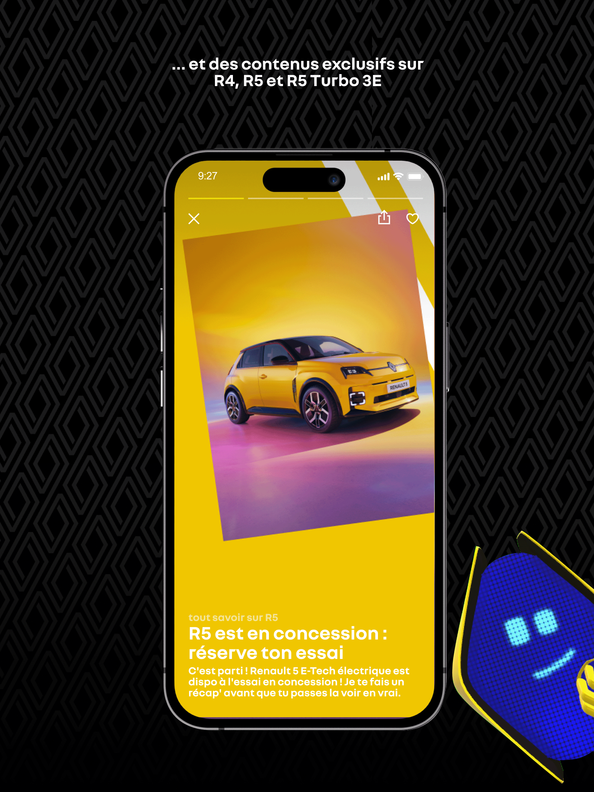 hello reno, the Renault avatar