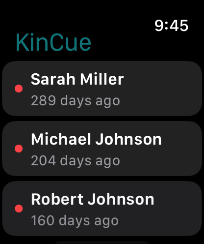 KinCue: Keep in Touch screenshot 14