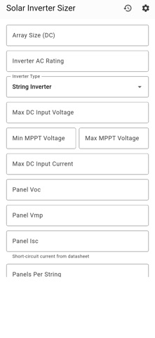 Solar Inverter iPhone screenshot