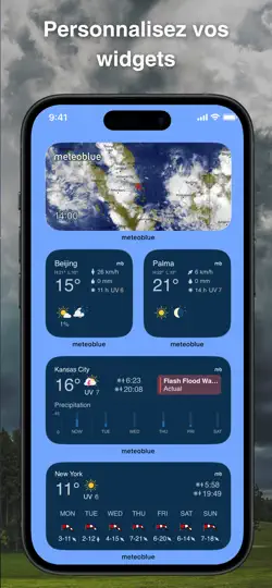 Capture d'écran de Meteoblue Météo & Cartes sur iPhone 4
