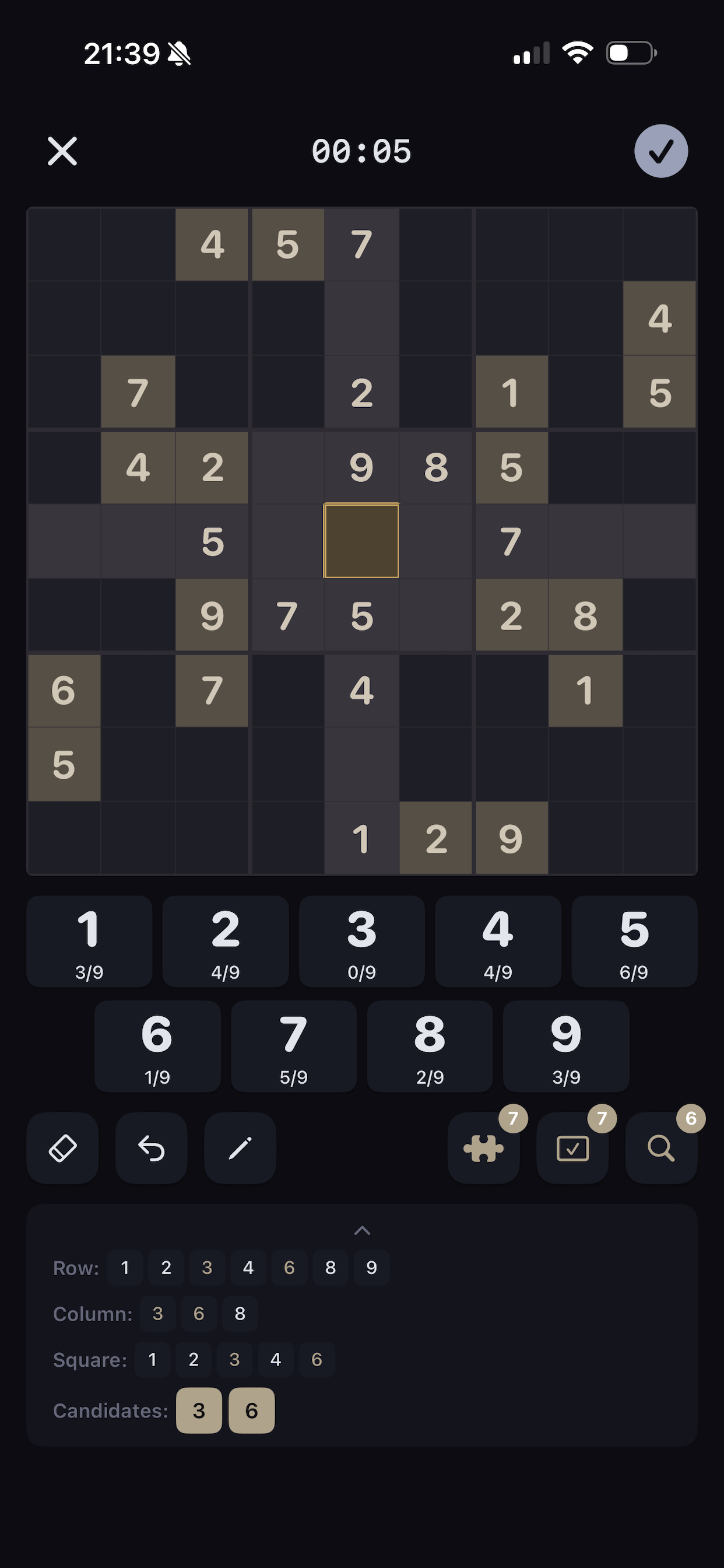 Sudoku Nines screenshot 4