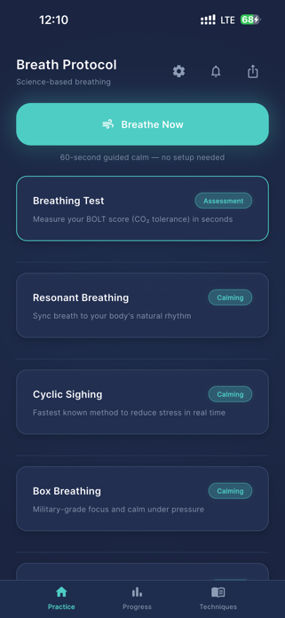 Breath Protocol: Breathwork Screenshot 6 of 7