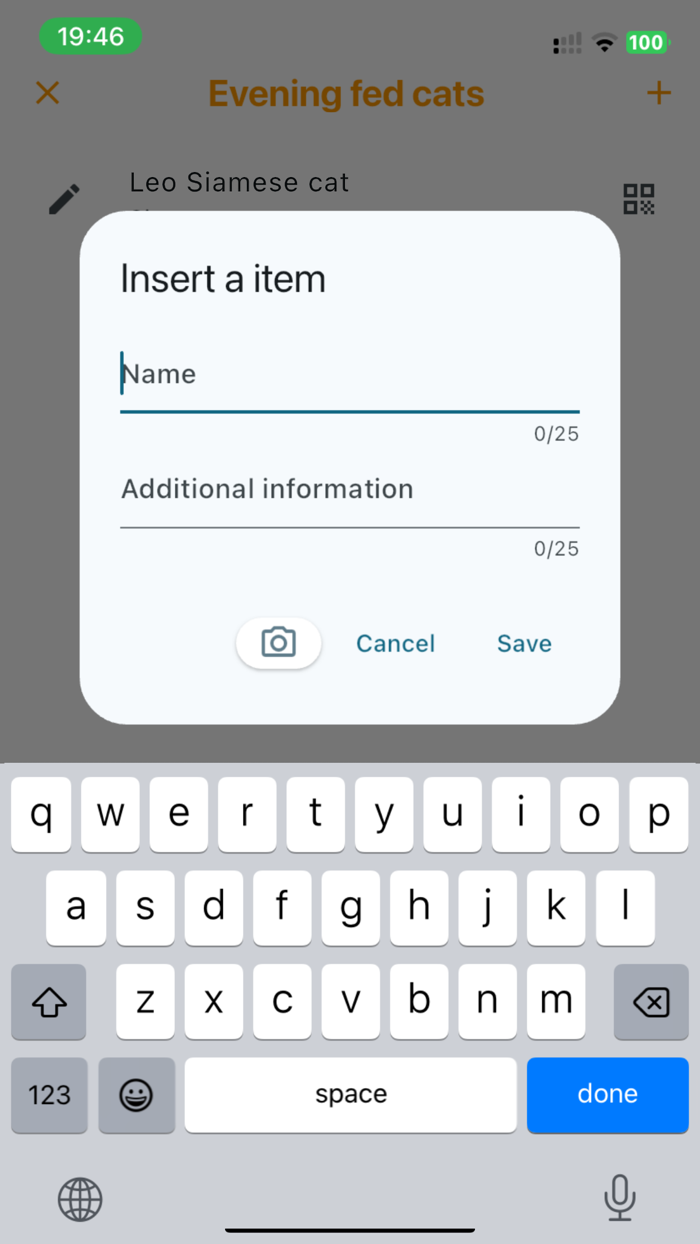 QRCode - Check my lists