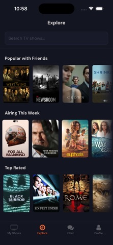 Cliffhanger — TV iPhone screenshot
