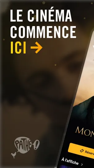 Capture d'écran de Pathé France sur iPhone 1