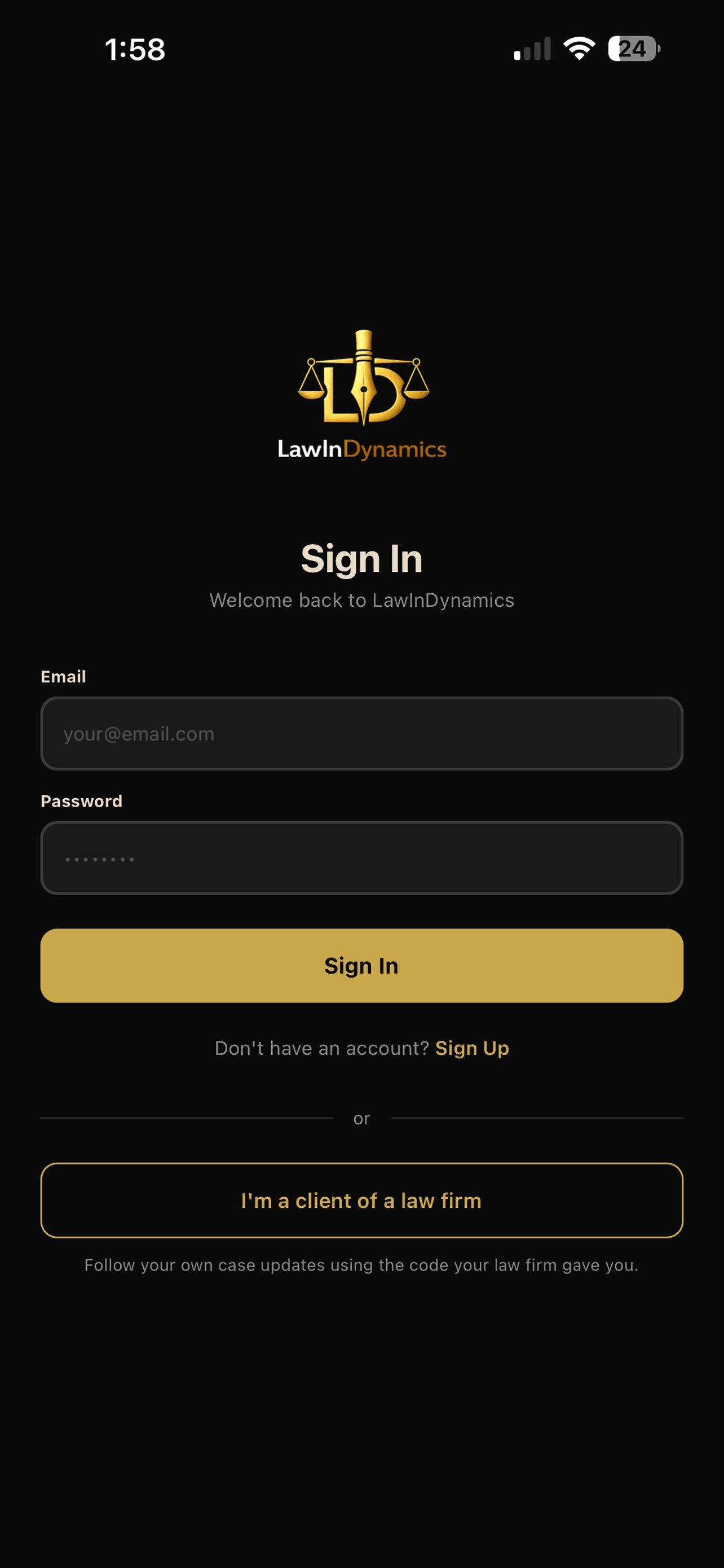 Screenshot 1 of LawInDynamics