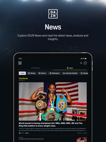 DAZN: Stream Live Sports App Store preview screenshot 14