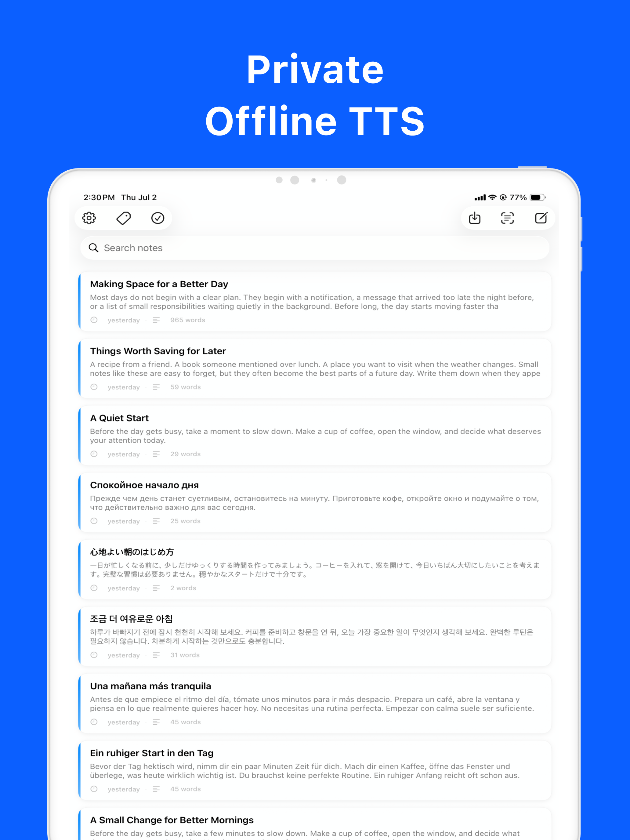 Local TTS - AI Voice Reader screenshot 10
