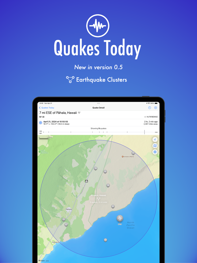 Quakes Today Screenshot